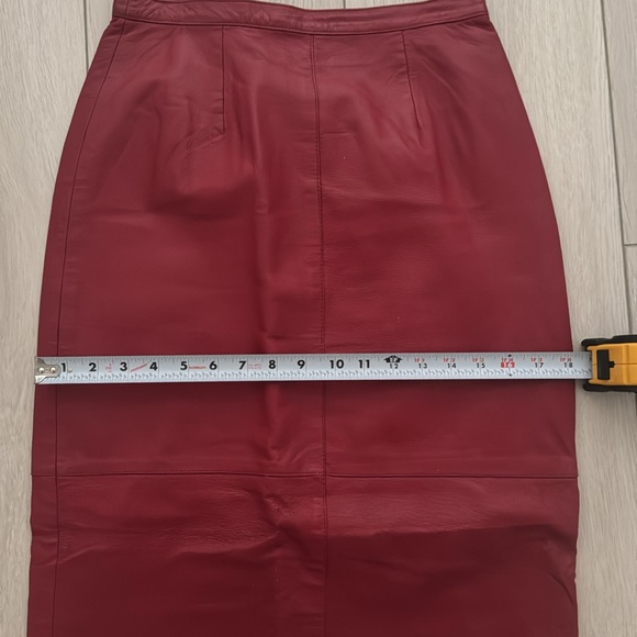 Long Leather Skirt - Picture 6 of 8